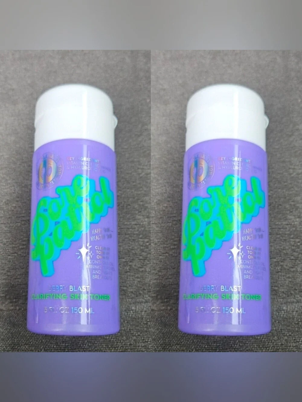 2 x Happy Skin Healthy Skin Pore Patrol Clarifying Toner 5fl Oz BNIB